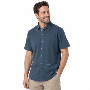 Rare Rabbit Miraj Men’s XL Green Heather Short Sleeve Button Up Shirt